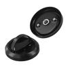 Invisible Door Handles Embedded Concealed Cabinet Handle Knobs Sliding Door Pull Stainless Steel Circular Pull Ring Lock