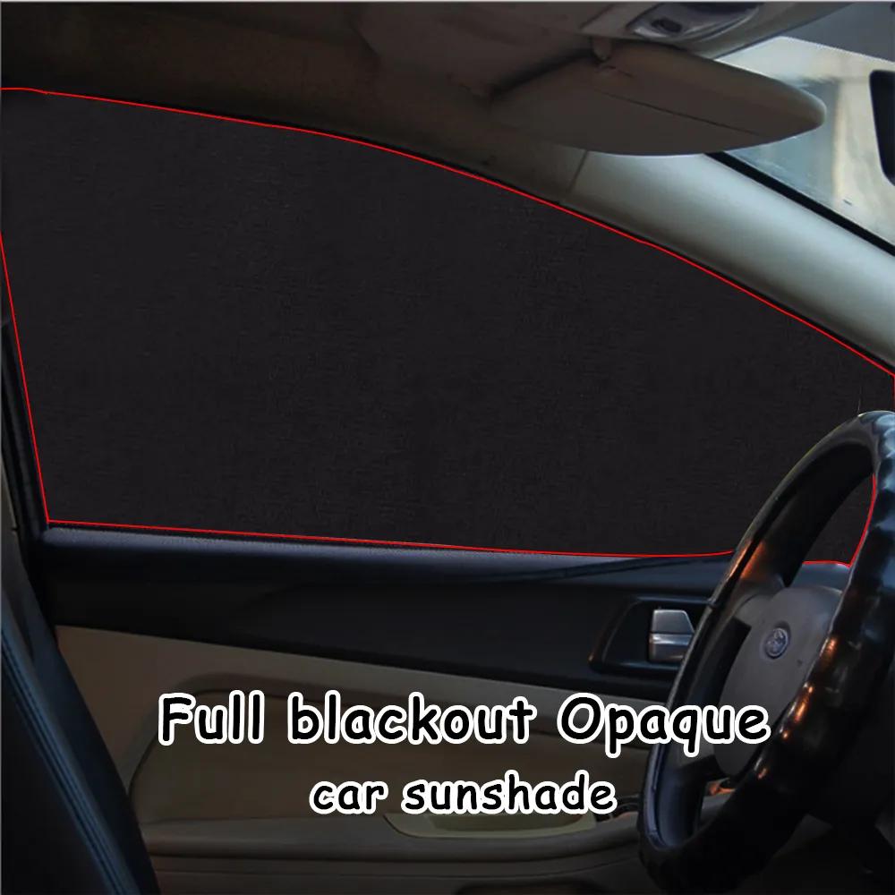 2 PCS / Set New Universal Car Sunshade Window 10 Magnetic Suction Heat Insulation Cloth Cover Car Side Sunshade Accessories