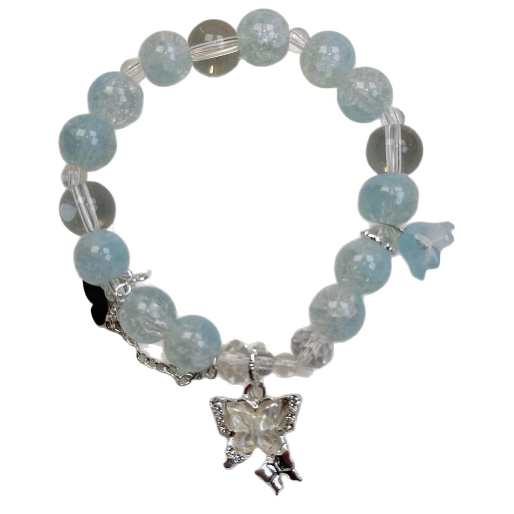 Colorful Imitation Crystal Beaded Bracelet for Women - Best Friend Birthday Gift and Cultural Creative Ornament