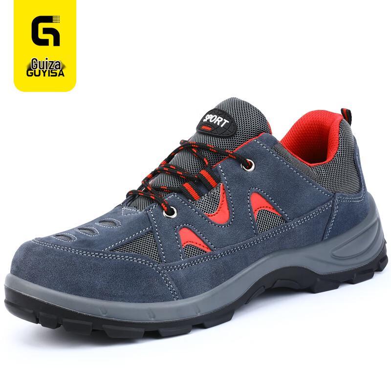 Guisa Men s Steel Toe Safety Work Shoes 3020 43