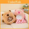 Adorabile Set di Cuscini Peluche Capibara Riempito con Morbido Cotone PP Materiale Peluche Corto