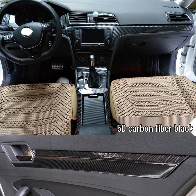 Carbon Fiber Console Stickers for 14-18 Lavida Interior Modification