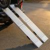 Foldable Loading Ramp Anti Slip Metal Hook Style Top Vehicle Access