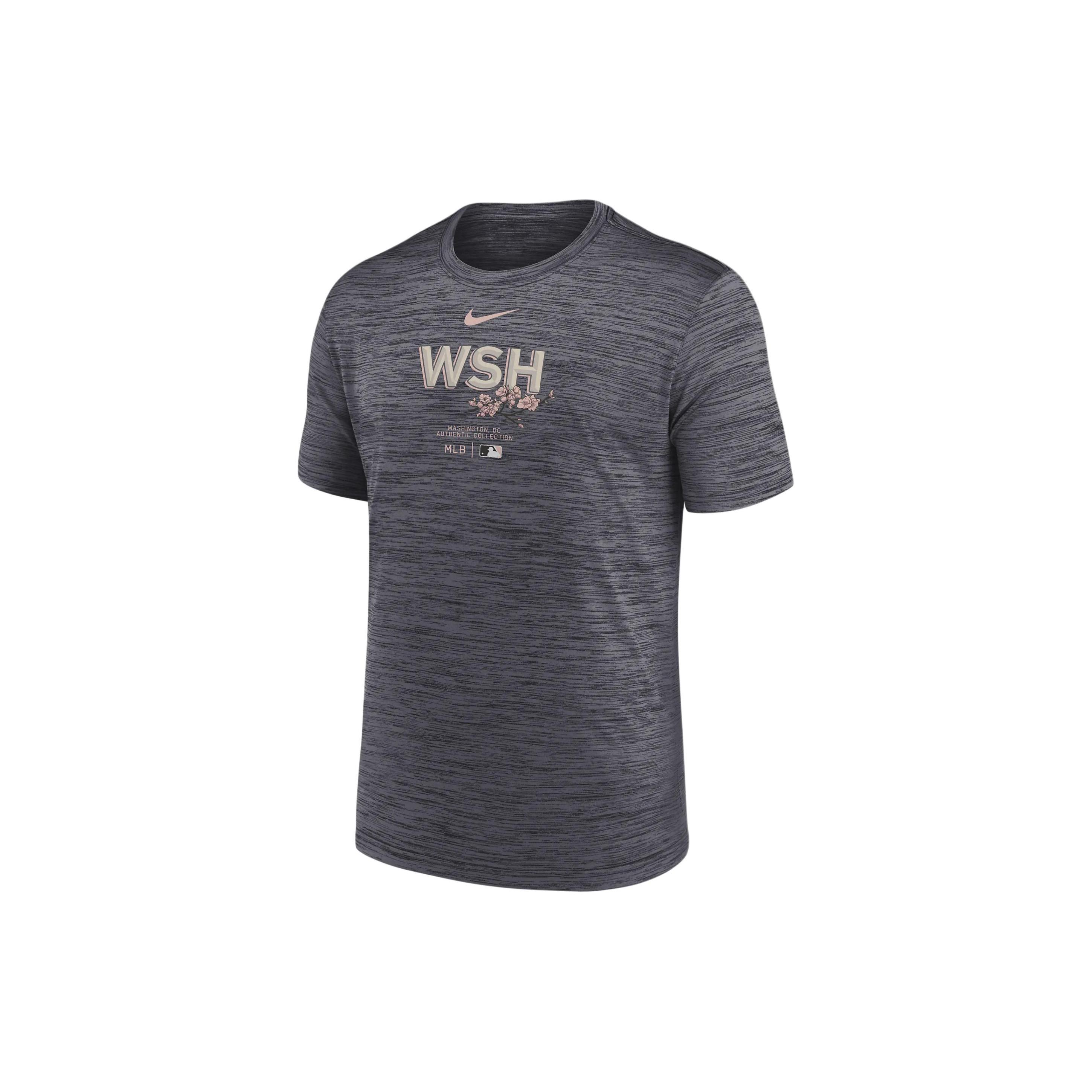 Nike Washington Nationals City Connect Practice Velocity Men s Nike Dri-FIT Mlb T-Shirt NKM500AWTL-41G 2XL