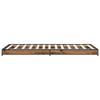 Bed Frame Reclaimed Wood 80 X 200 Cm Engineered Wood