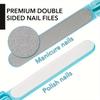 Professional Double-Sided Folding Nail File - A Portable Manicure Tool That Perfectly Shapes and Styles Your Nails.