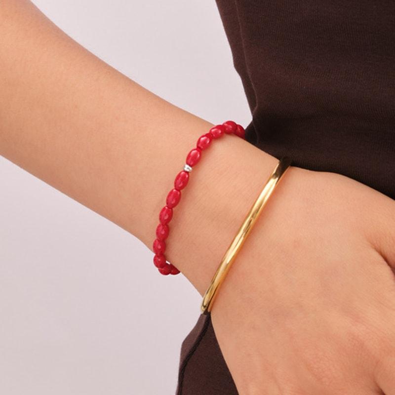 cotoit Red Berries beads Bracelet