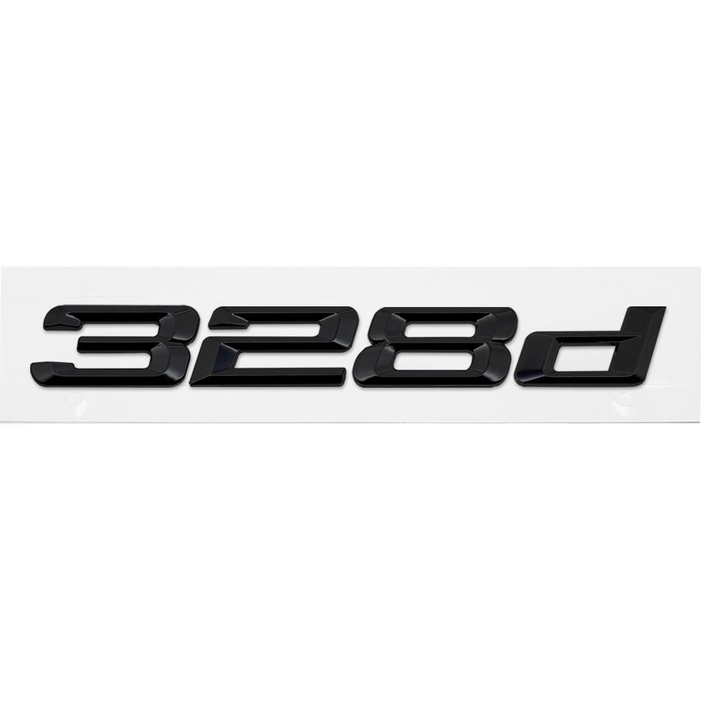 For BMW G20 G21 G28 F30 F31 F34 F35 E90 E91 E92 E93 E46  DIY Sticker Rear Trunk Badge Plastic Decal 3 Series 325d 330d 335d 328d Ue2