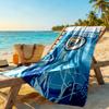 Love Manchester City Fc Beach Towel Super Soft Microfiber Quickdry Fabric Comfortable Lightweight