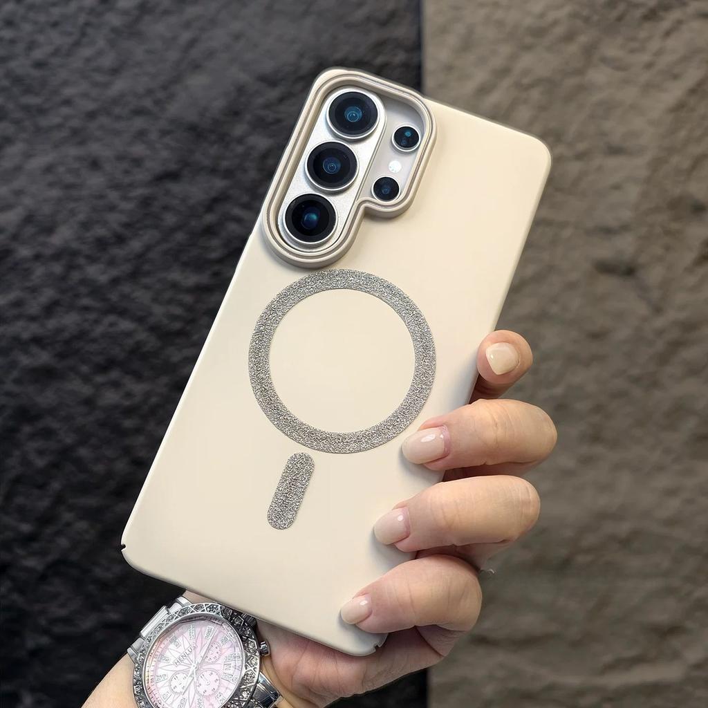 Case For Samsung Galaxy S26 Plus S26 Ultra Stylish Elegant Thin Anti-fingerprint Magnetic Cover For Galaxy S 26 Shockproof Funda