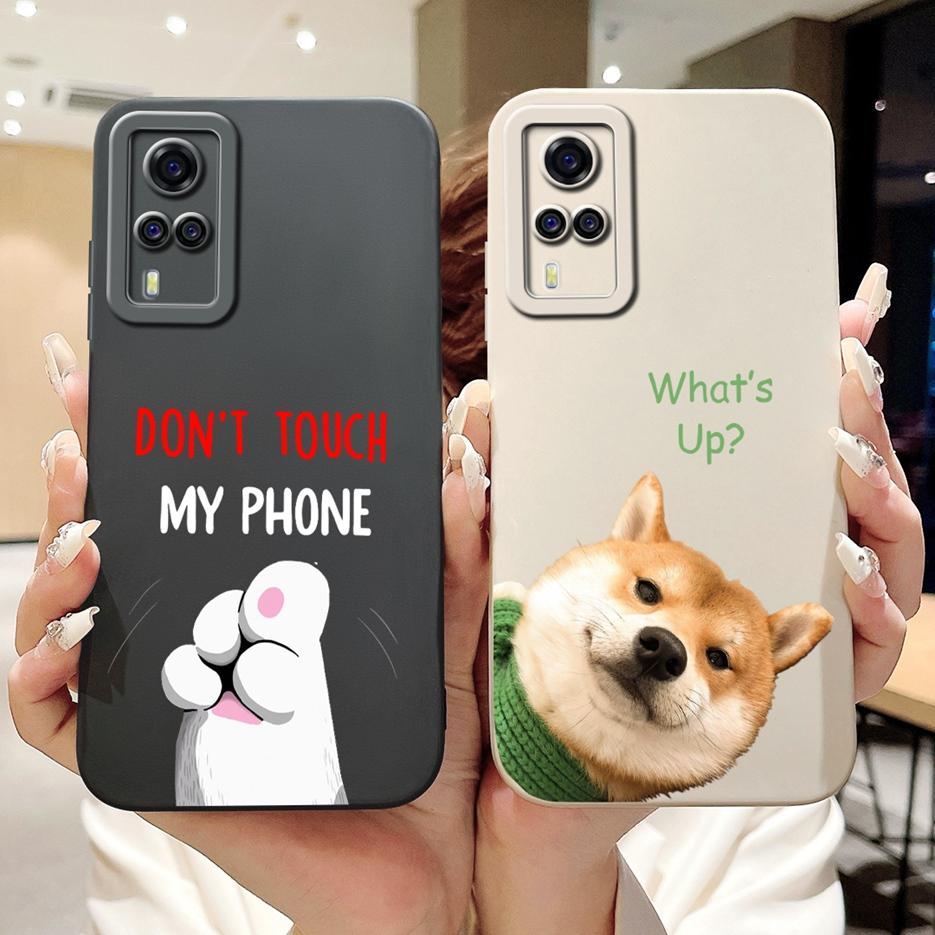 For Vivo Y31 Case Vivo Y51 2020 V2030 Cute Dog Cartoon Phone Case For Vivo Y53s 4G VivoY33 V2057 Vivo Y31 Y51 Soft Covers Fundas