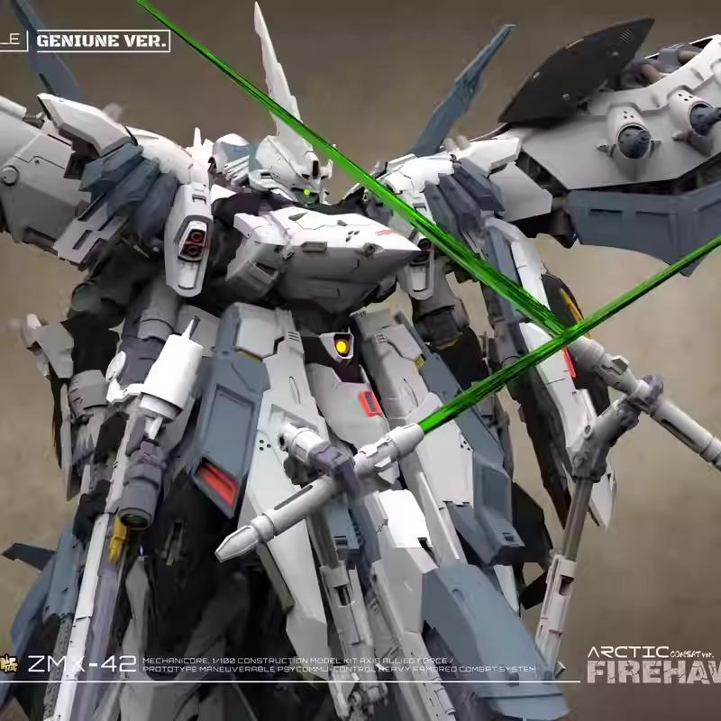 1/100Scale Mechanicore 10th Release 10th Anniversary Commemorative Edition ZMX-42 "Firehawk" White Nightingale Plastic Model Kit