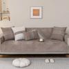 1 2 3 Seat Four Seasons Universal Chenille Sofa Covers Non-Slip L Shaped Sofa Towel for Living Room Couch Slipcovers Solid Color