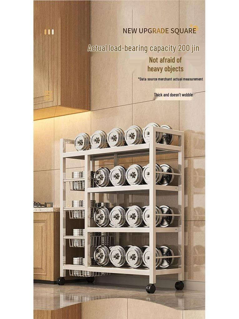 Multi-Layer Kitchen Microwave and Vegetable Storage Rack