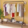 Simple floor-to-ceiling vertical drying rack balcony clothes drying rack home bedroom dormitory hanger