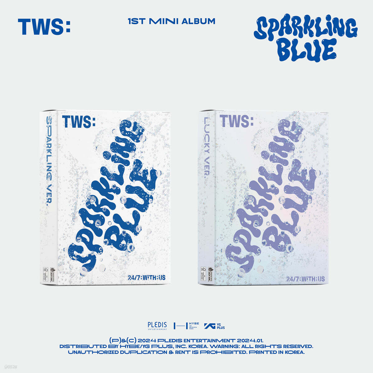 TWS - 1st Mini Album  Sparkling Blue  [2-Type Set]