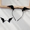 Cosplay Bat Headband Cartoon Bat Wing Hair Clips for Halloween Party Wear Hair Band Birthday Headpiece Party Supplies