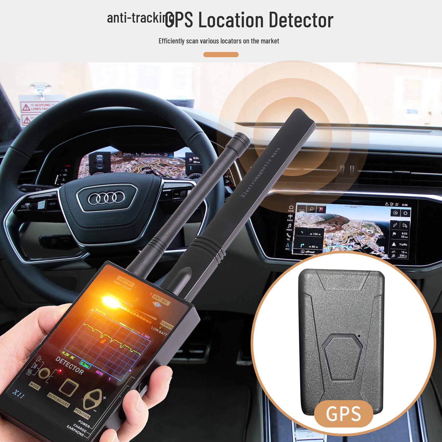 

5th Gen Detector: Anti-Car Tracker, Office Eavesdropper, & Hotel/B&B Spy Camera Locator