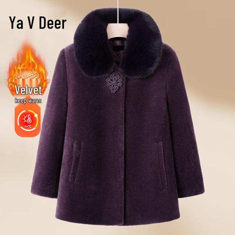 

Yalu Women s Plush Thickened Winter Coat 5XL