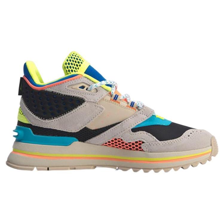 New LiNing 001 T1000 Winter Mid Top Running Shoes Women's Bellflower Gray AGLP094-4