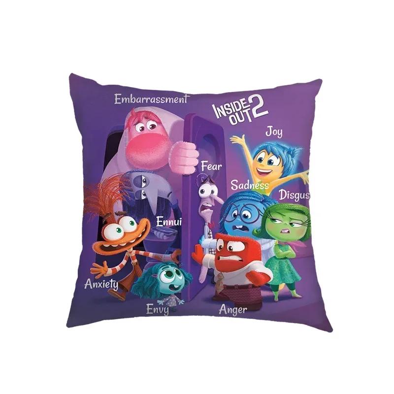 

Funda de almohada de dibujos animados Inside Out 2, decoración de Anime de dibujos animados Kawaii 22x22Inch
