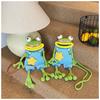 Handmade Big Mouth Frog Crochet Crossbody Bag: Cute, Funny Parent-Child Phone Bag