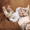 18 Inch Realistic Reborn Baby Doll Full Silicone Vinyl with Visible Veins Newborn Girl Doll Toddler Toy Gift