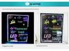 50x70 LED Luminous Fluorescent Handwriting Board and Message Sign