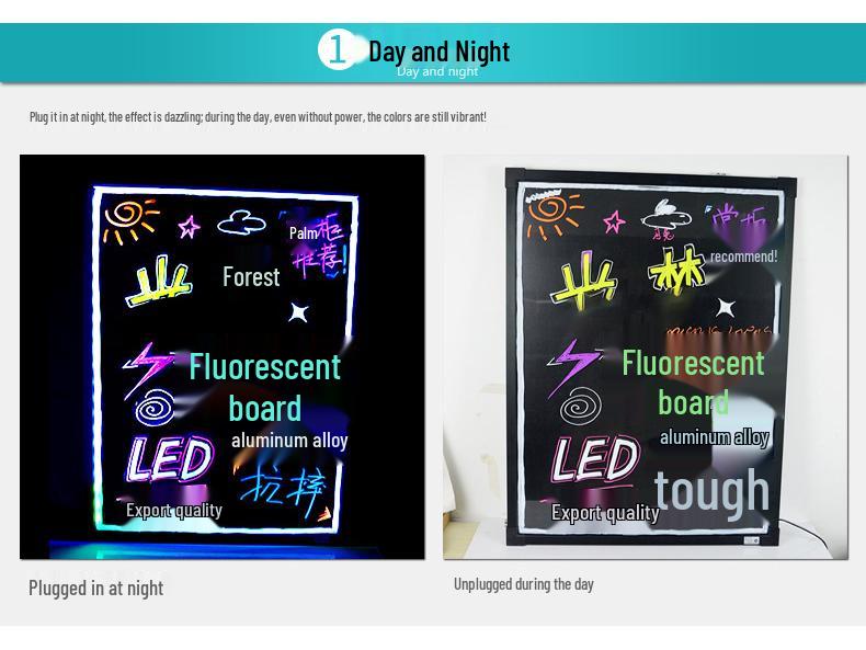 50x70 LED Luminous Fluorescent Handwriting Board and Message Sign