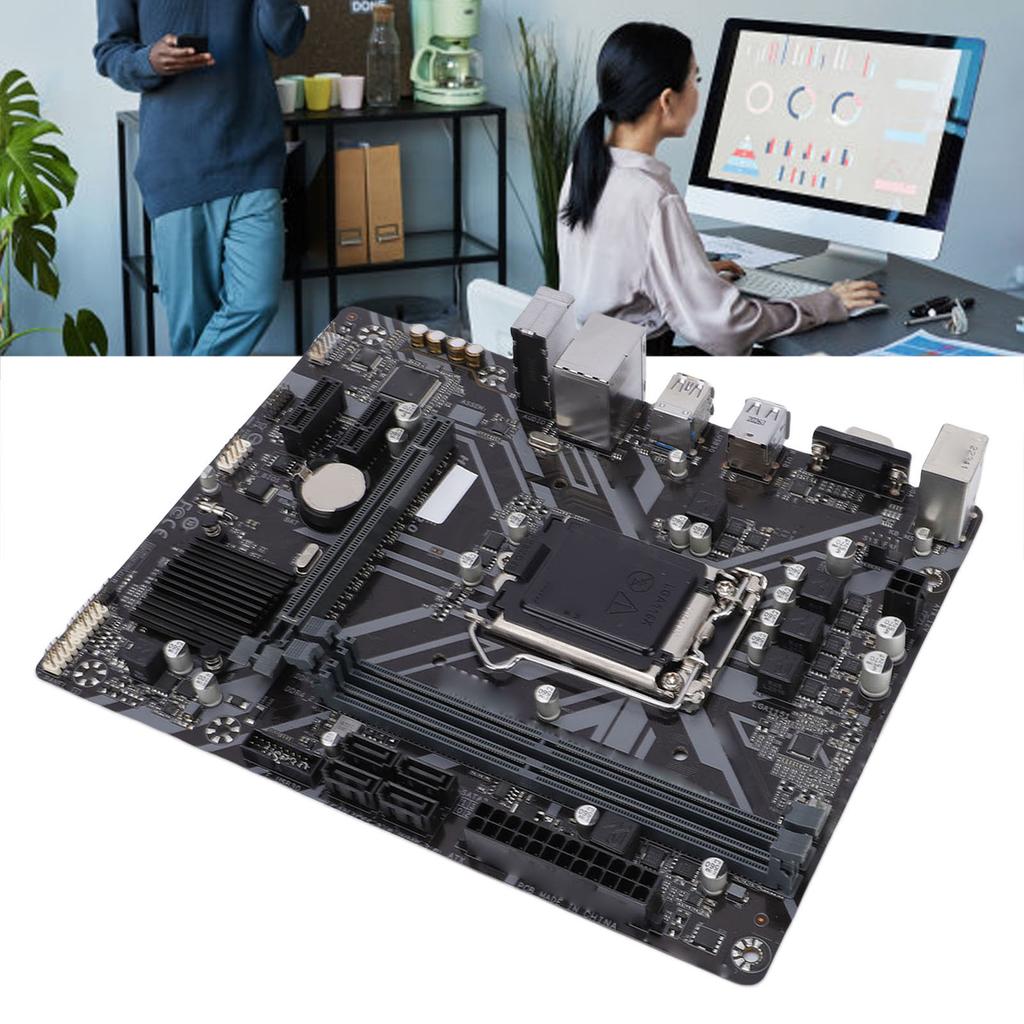 H310M- Alaplap M-ATX DDR4x2 DIMM foglalat Támogatja a kétcsatornás DDR4 2666 2400 2133 MHz memóriát Asztali számítógép alaplap