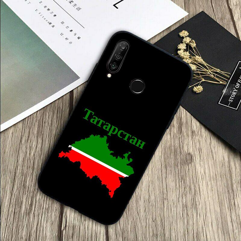Flagge Wappen von Tatarstan Für Huawei Nova 11 9 10 SE Y70 Y60 Y90 Y61 Y91 Y73 Y72 12i 11i 8i P30 P40 Lite P60 Pro Hülle