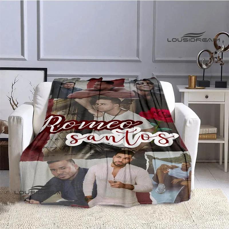 Latin singer Romeo Santos blankets Flannel Warm blanket soft and comfortable blanket picnic blankets bed linings birthday gift