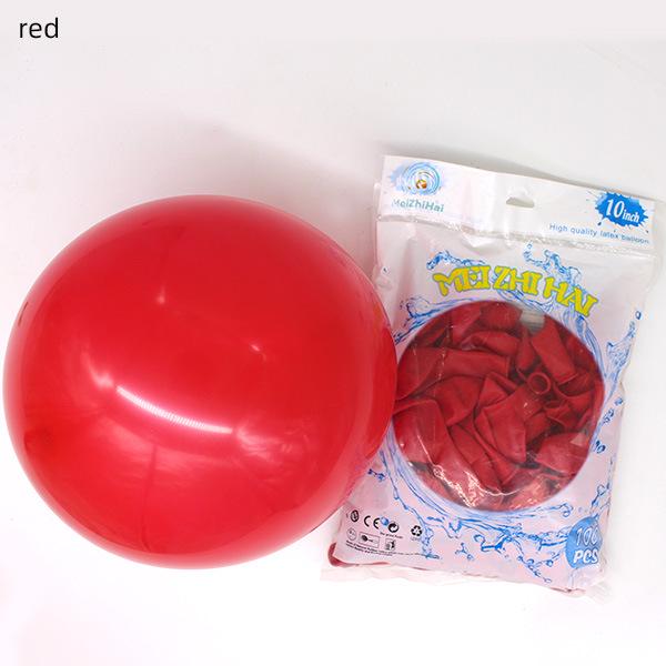 10-Inch Retro Transparent Wedding & Birthday Balloon Set