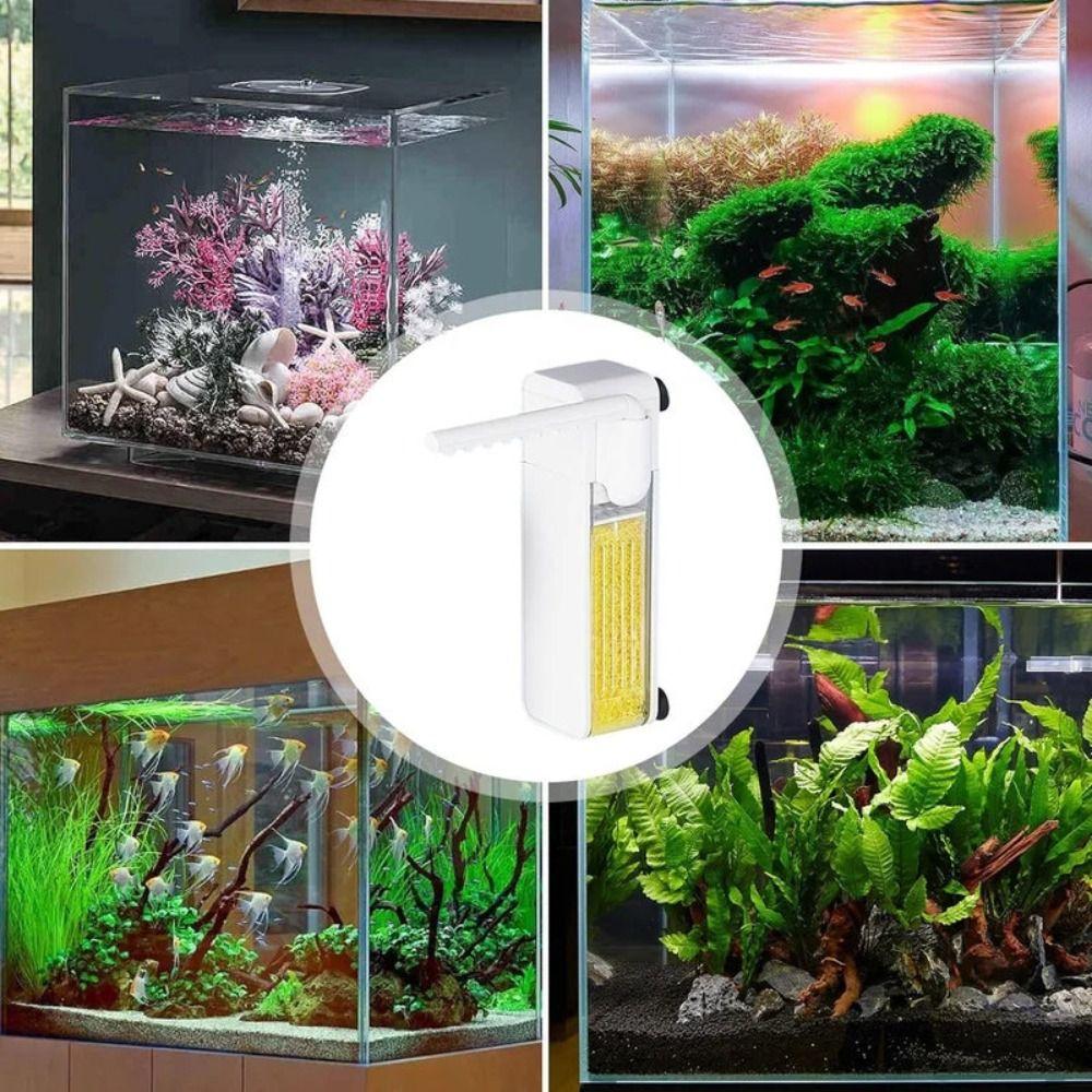 Mini Fish Tank Filter Three in One Water Purification Circulation Oxygen Filtration Water Pump