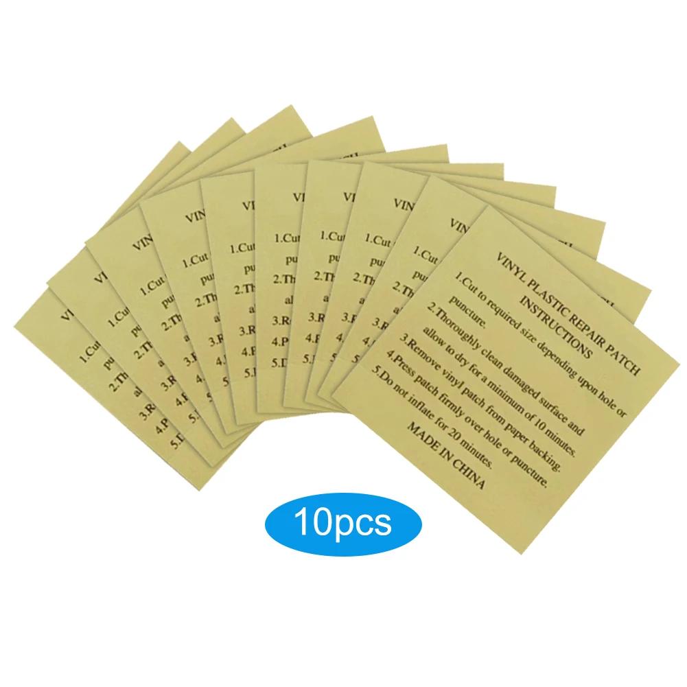10pcs Pool Repair Patch Self-Adhesive PVC Swimming Pool Patch Multifunctional Wear-Resistant  Inflatable Boat Supplies