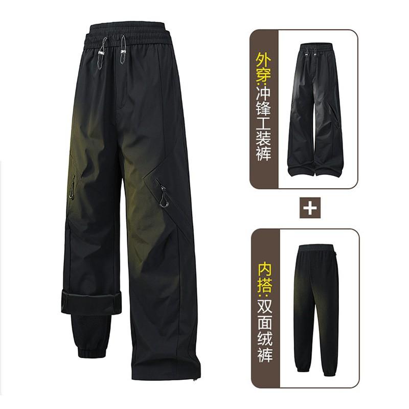 Women Men Waterproof Hiking Pants Outdoor Trail Trousers Quick Dry Breathable Lightweight Mountaineering Cargo