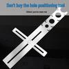 Adjustable Stainless Steel Tile Hole Locator and Punch Tool