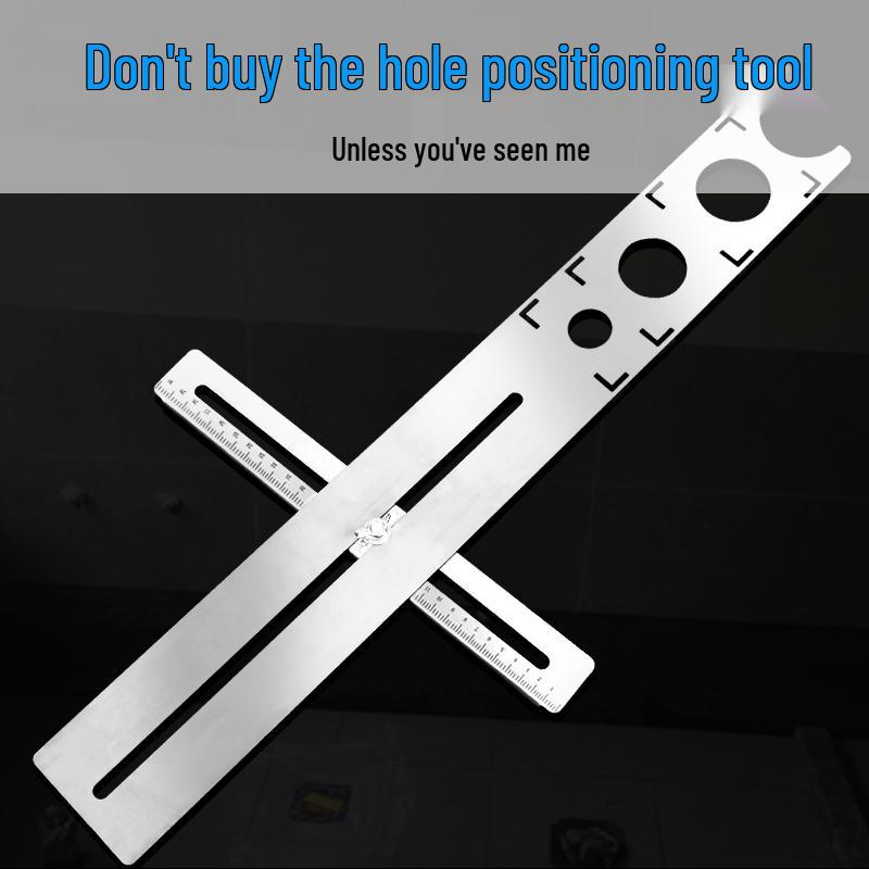 Adjustable Stainless Steel Tile Hole Locator and Punch Tool