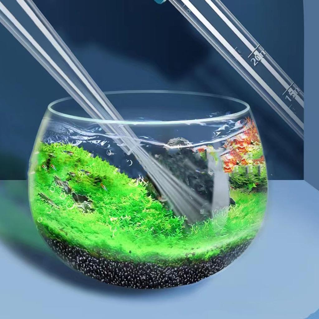 28cm/45cm Aquarium Siphon Lengthen Pipettes Fish Tank Vacuum Cleaner Fish Tank Water Changer Tool Cleaning Tools