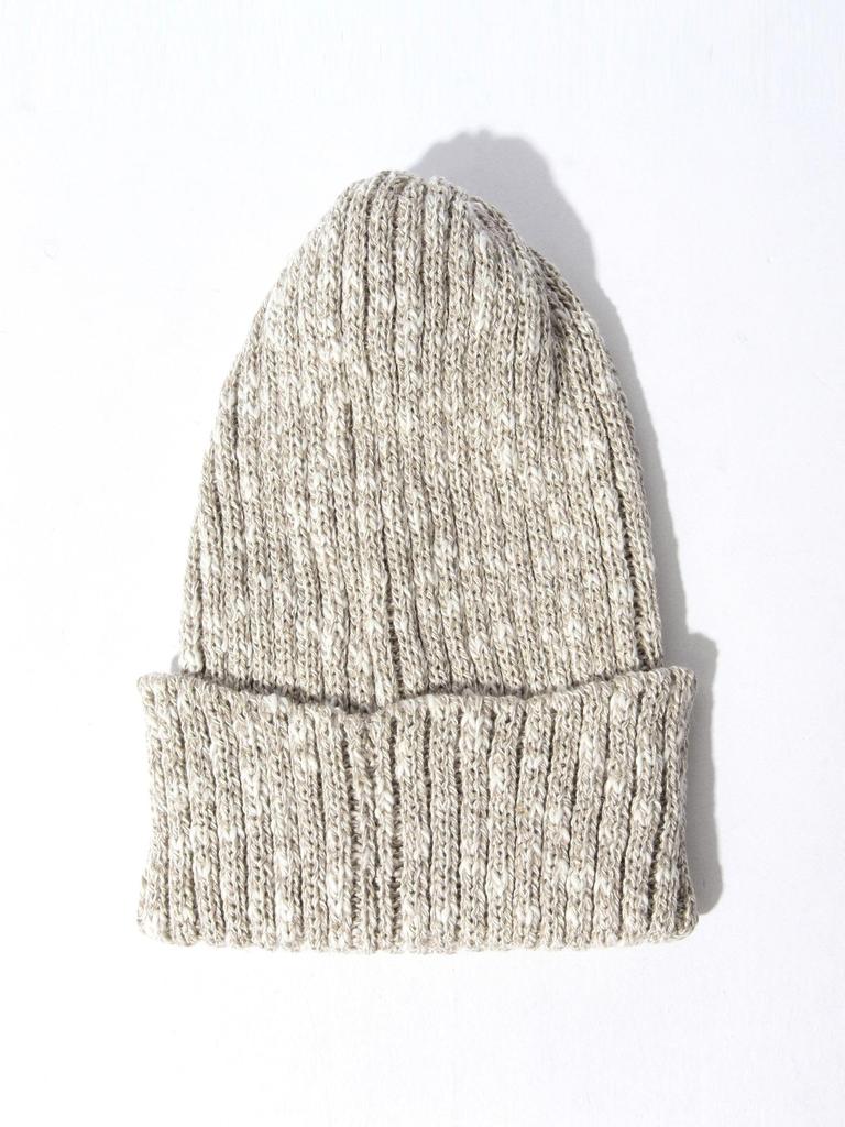 [Beams Plus] Hat Cotton Linen Watch Cap Men's GREEN - 38410060247