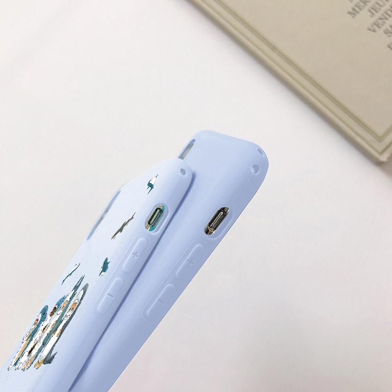 Cute Cat Case For iPhone Samsung A55 S24 FE S25 M35 A06 Xiaomi Redmi Note 13 Pro 14C Huawei Honor 200 Realme Shockproof Anti-Scratch Matte Phone Cover