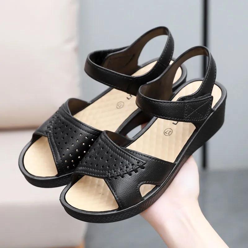 sandalias women fashion sweet light weight white anti skid flat sandals lady cute comfort black shoes sandalias femininas  ab533