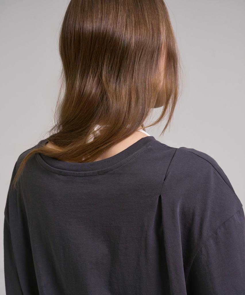 SSIN AND LEE Not A Thing Pinched T-Shirt Charcoal