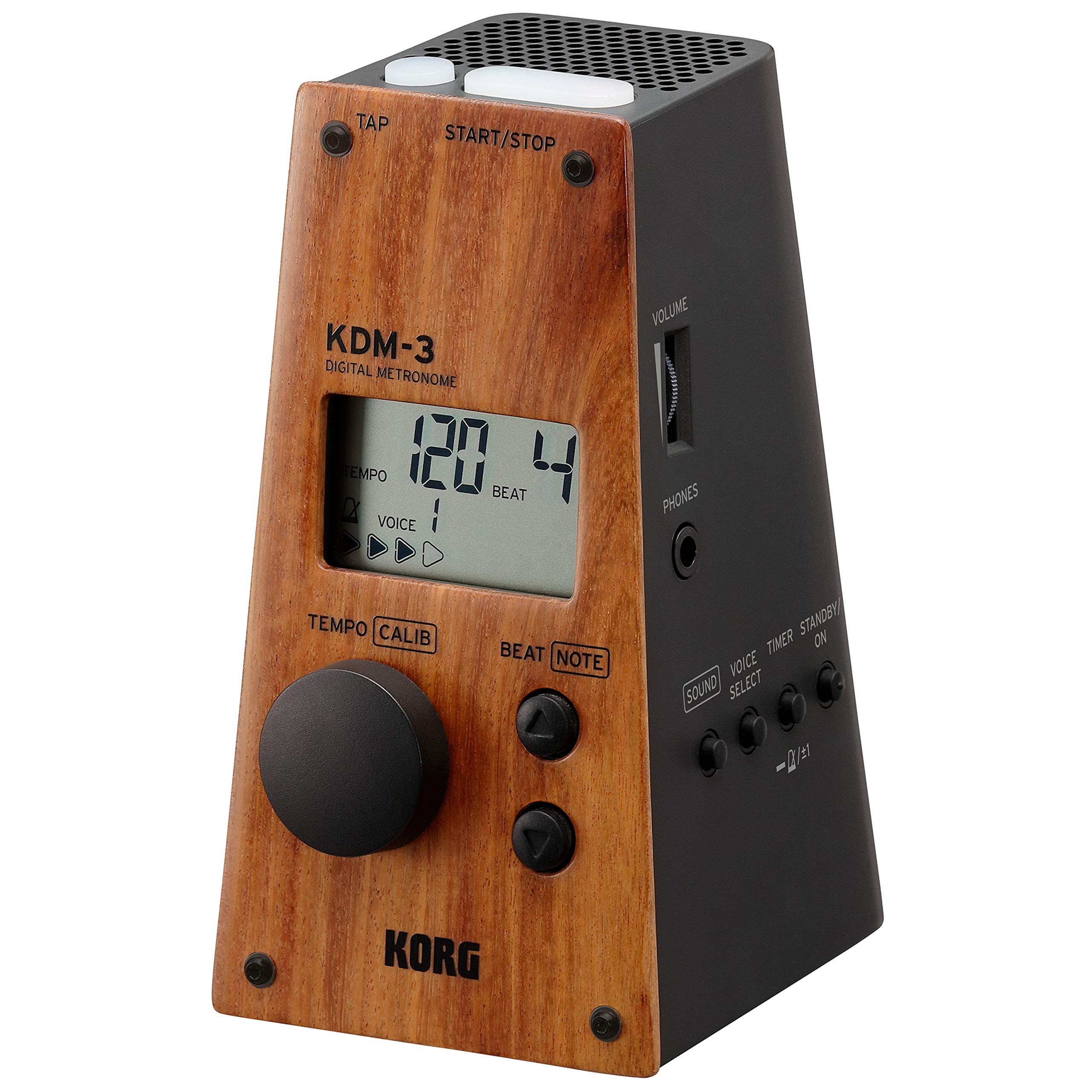 KORG Metronome KDM-3-WDBK Wood Face Model