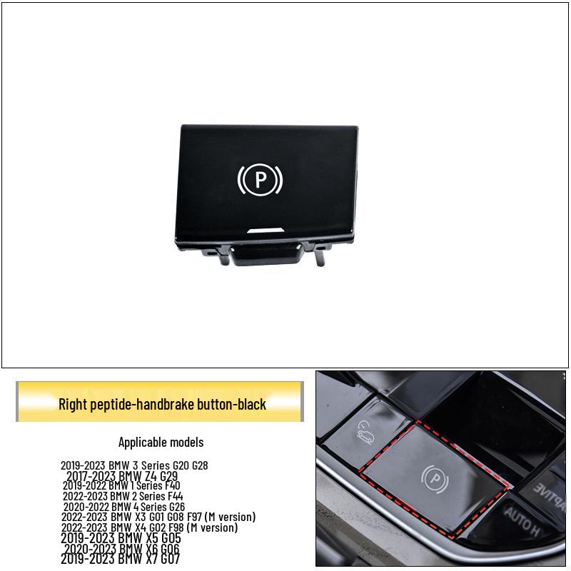 BMW 3 & 4 Series, X5, X6 Electronic Handbrake P Button for G28 Console