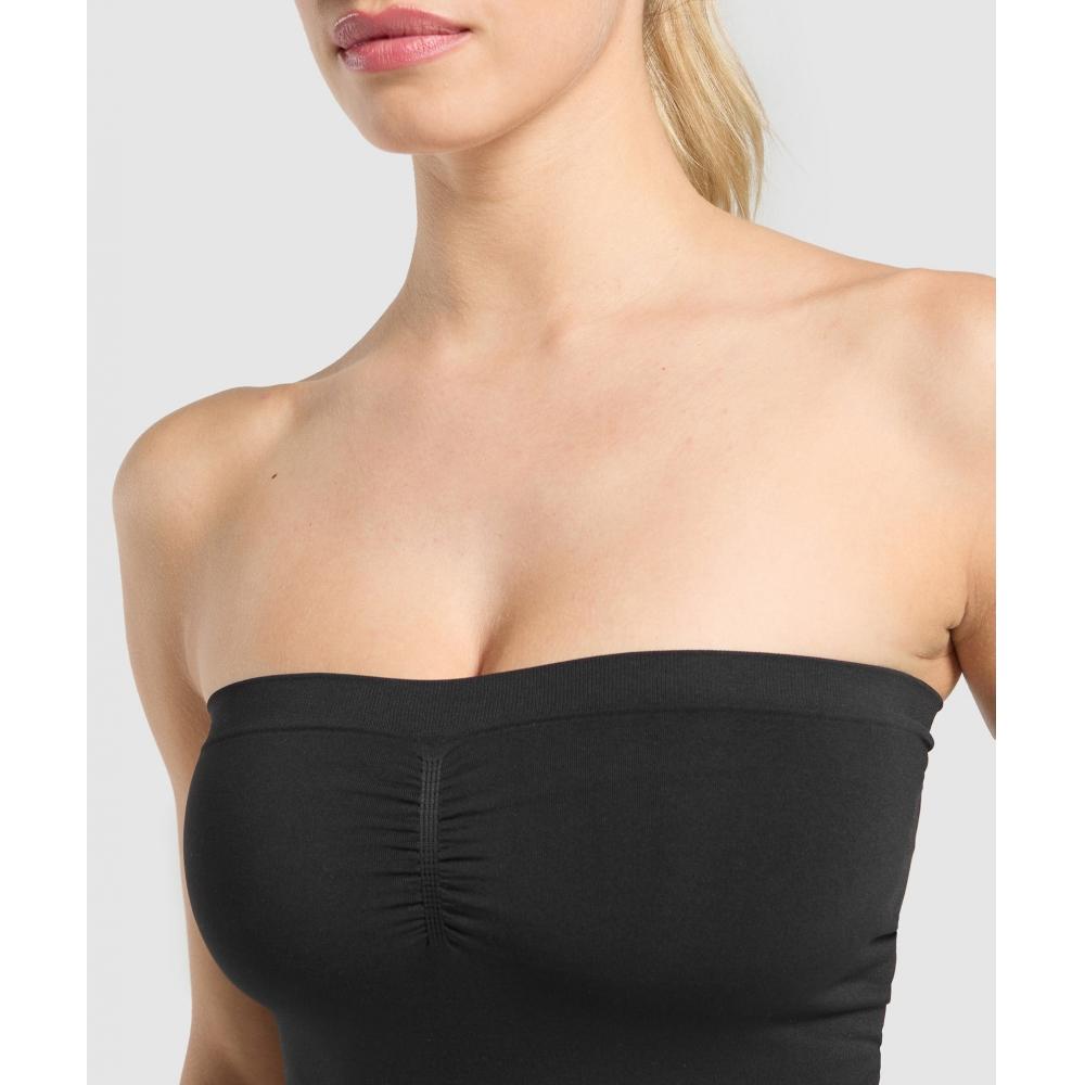 Gymshark Everyday Seamless Midi Tube Top Black B2c9p Bb2j