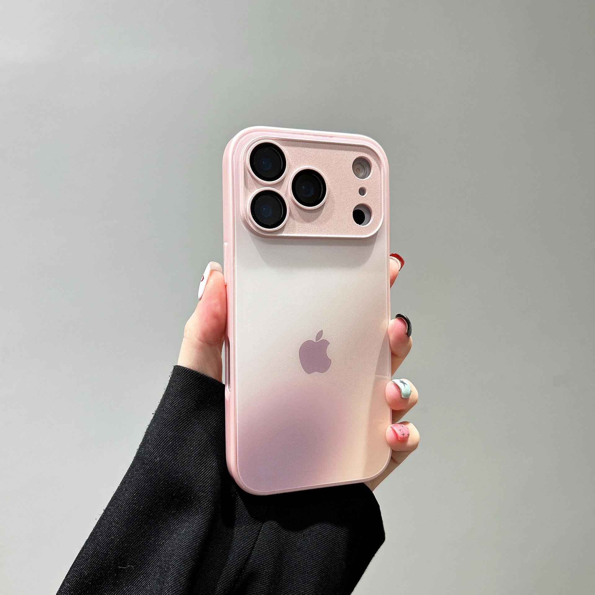 

Applicable Gradient Glass Case for Apple 17 Promax with iPhone 16 Lens Protector - Full Coverage, Anti-Drop Design for 15. iPhone 15
