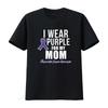 Pancreatic Cancer T Shirt for Mom Awareness Products Vintage Washed Soft Comfortable Top For Everyday Wear Stylish Unisex