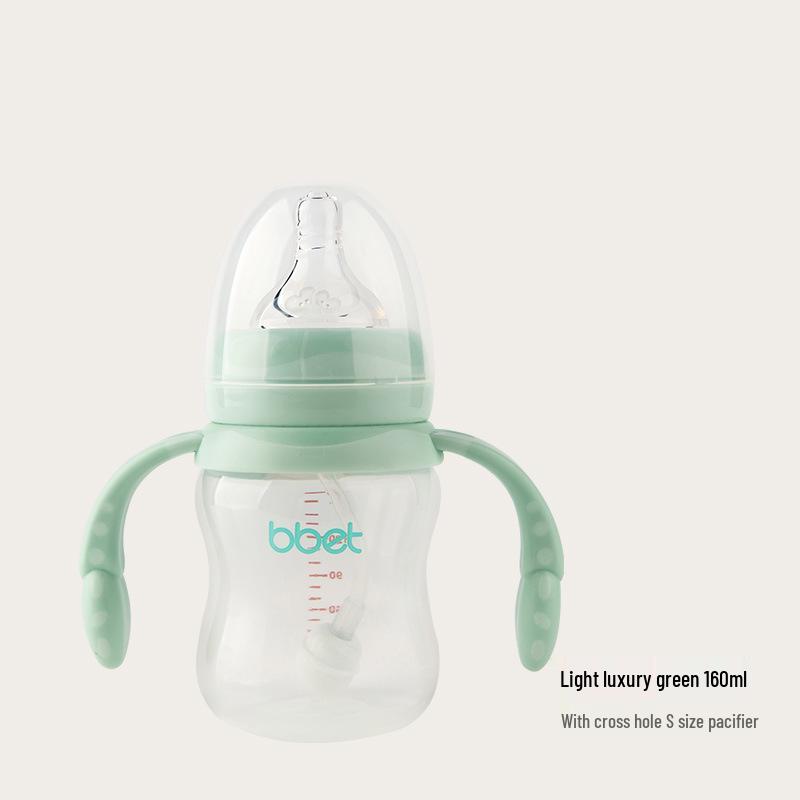 

Бутылочка для кормления Baohui Babixiang с широким горлышком, антиколиковая, с ручками и соломинкой