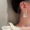 Transparante Onregelmatige Acryl Oorbellen Voor Vrouwen Koreaanse Heldere Geometrische Pendientes Drop Oorbellen Trends Hangende Feest Sieraden